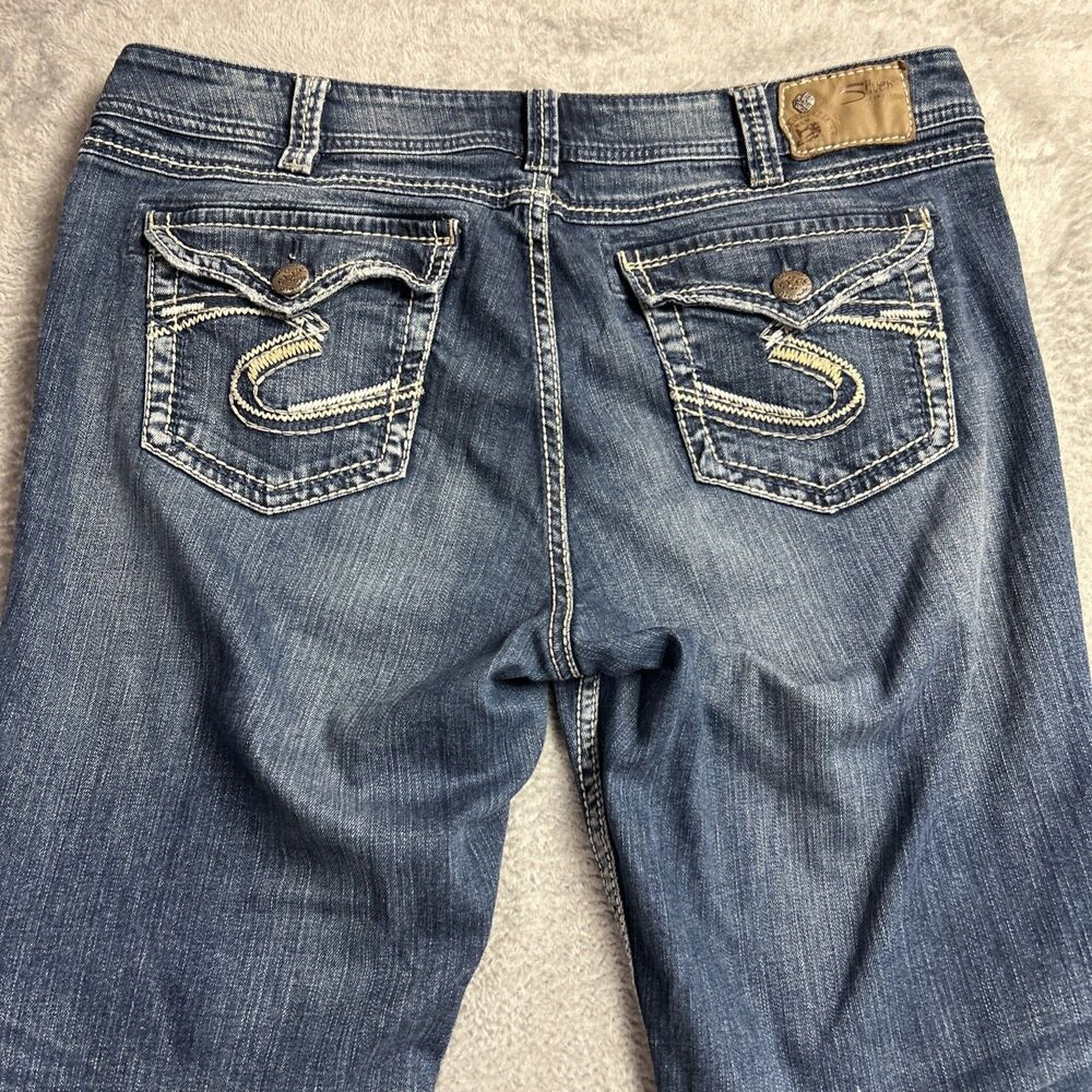Silver Suki Surplus 18/32 Womens Jeans Medium Wash Y2K Bootcut - Picture 14 of 16